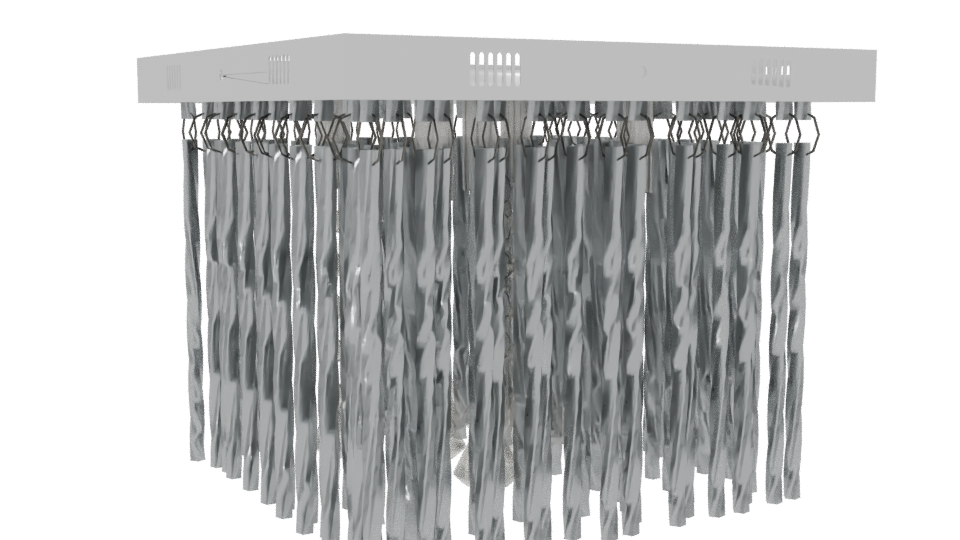 Modern Minimalist Shower Fixture - Professional 3D Model Render 7