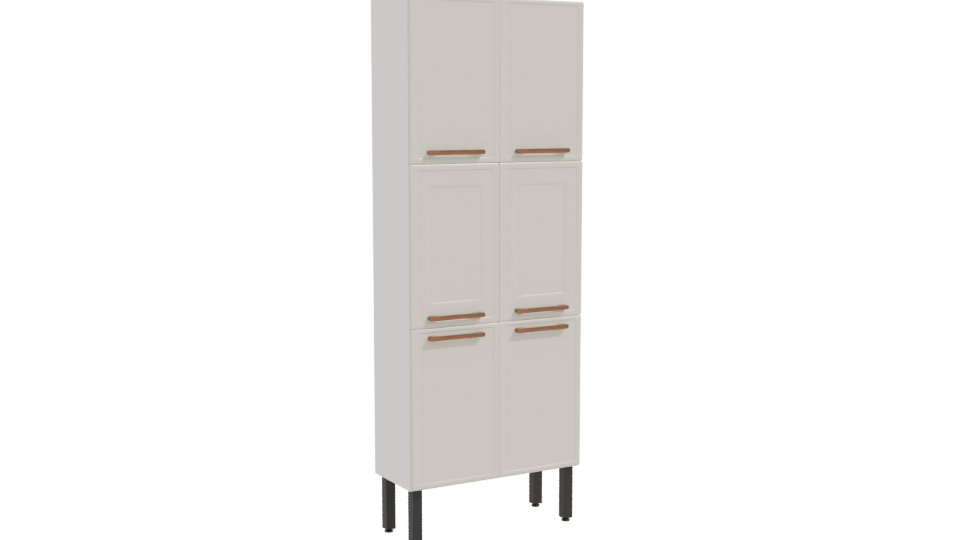 Stylish Kitchen Refrigerator 3D - Professional 3D Model Render 10