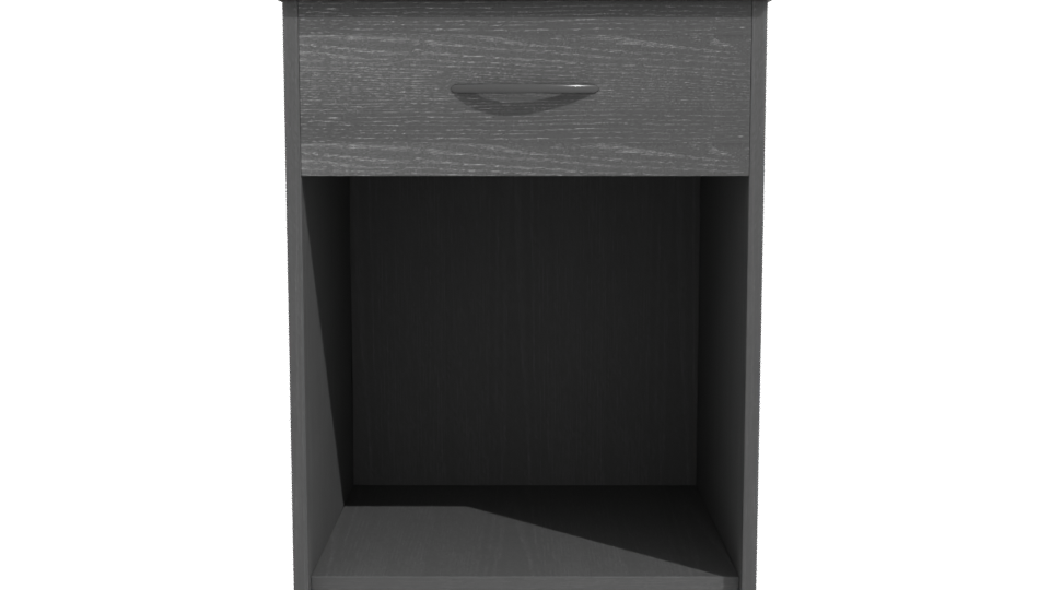 Stylish Wooden Nightstand Model - Professional 3D Model Render 11