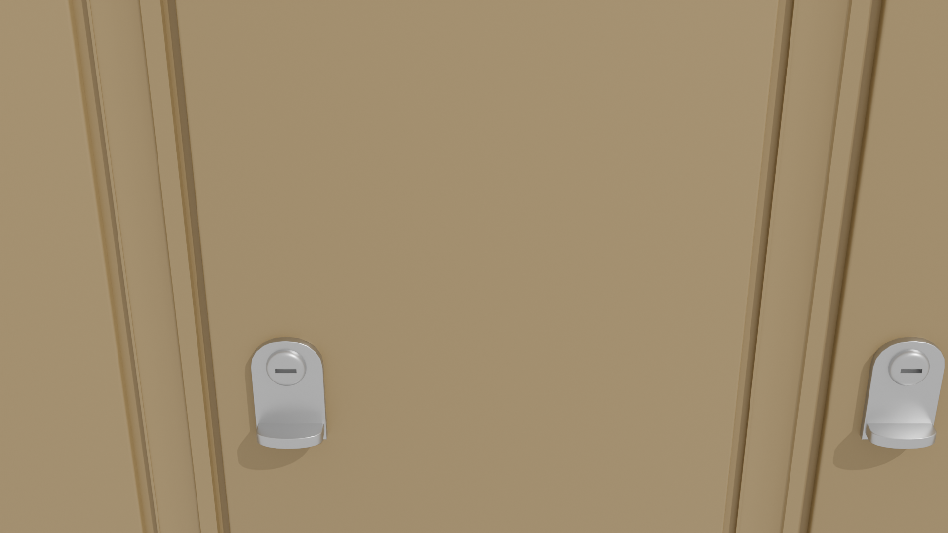 Metal Storage Locker Model 3D - Professional 3D Model Render 4