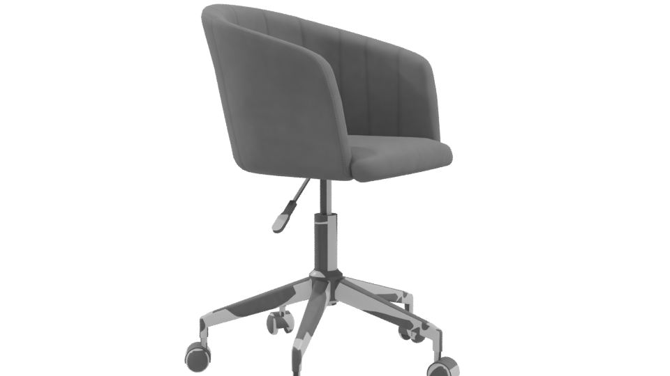 Stylish Modern Office Chair 3D Model - Professional 3D Model Render 9