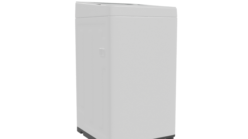 Compact Top-Load Washing Machine 3D - Professional 3D Model Render 10