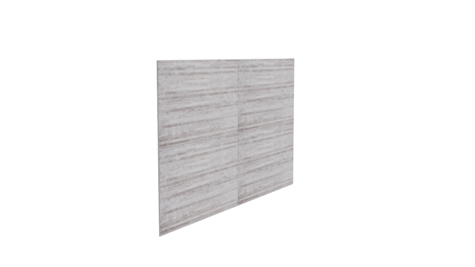 Stylish Light Wood Panel Model - Professional 3D Model Render 9