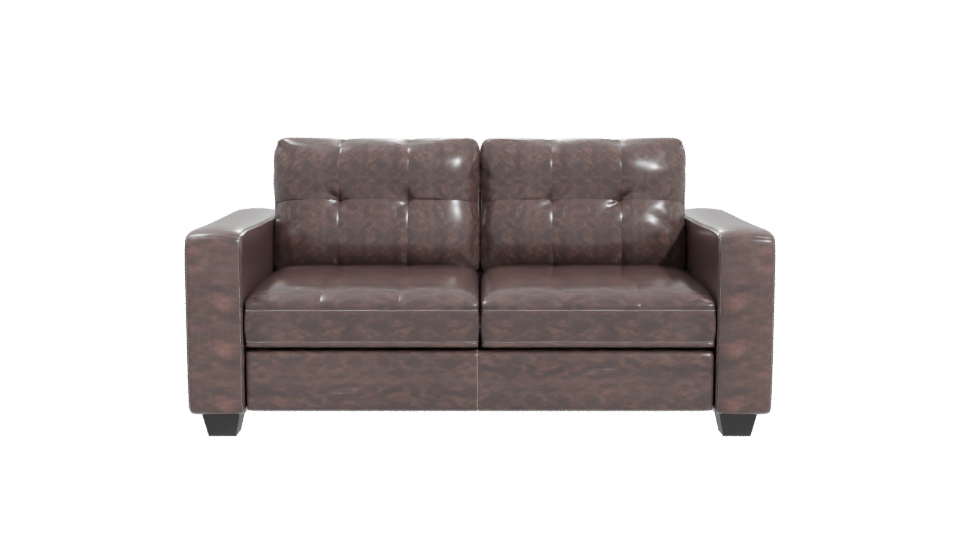Stylish Modern Leather Sofa - Professional 3D Model Render 11