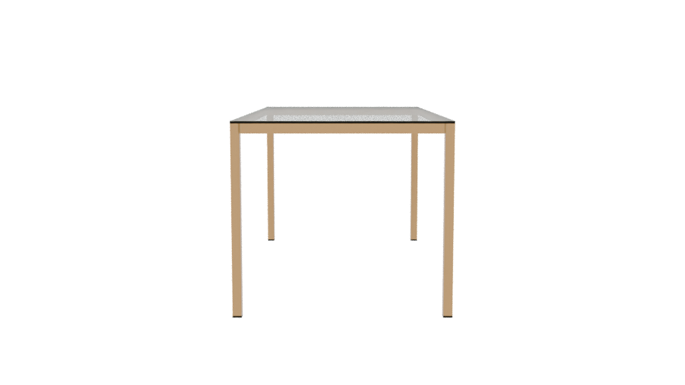 Stylish Glass-Top Dining Table 3D Model - Professional 3D Model Render 8