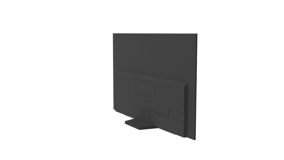 Sleek Minimalist Television Model - Professional 3D Model Render 7