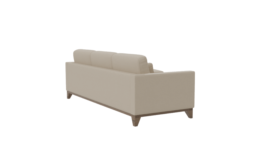 Cozy Modern Sectional Sofa 3D Model - Professional 3D Model Render 7