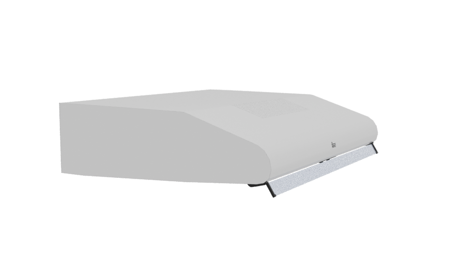 Sleek Modern Kitchen Hood Model - Professional 3D Model Render 9