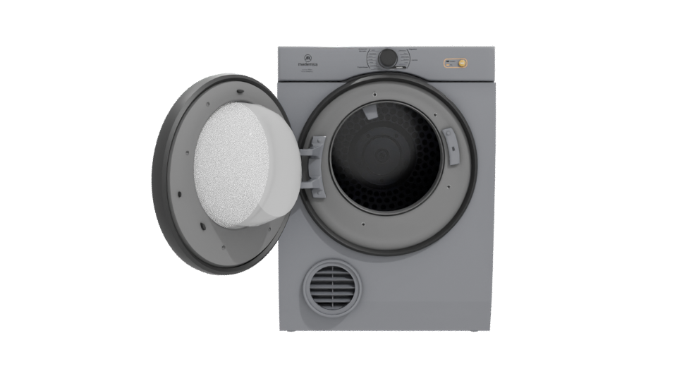 Modern Household Dryer 3D Model - Professional 3D Model Render 11