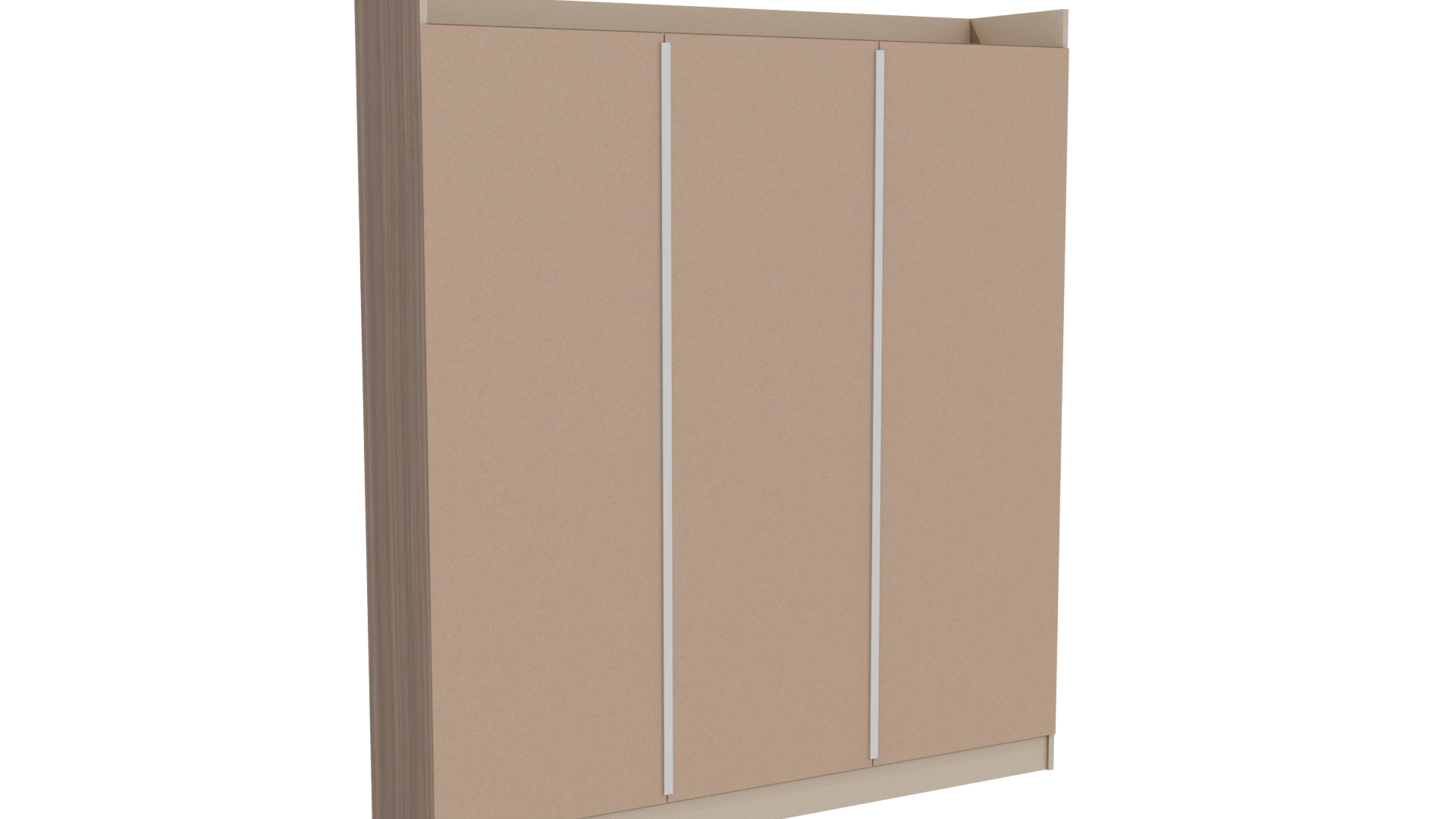 Stylish Wooden Cabinet 3D Model - Professional 3D Model Render 4