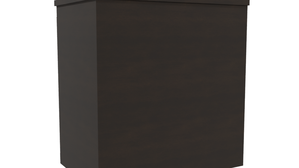 Buró Aria Chocolate 3D Model - Professional 3D Model Render 4