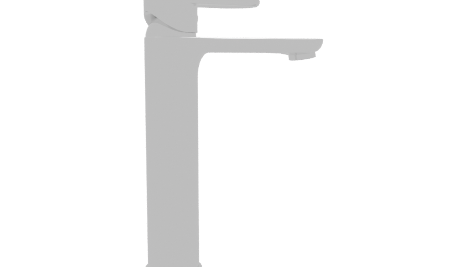 Sleek Modern Bathroom Faucet 3D - Professional 3D Model Render 10