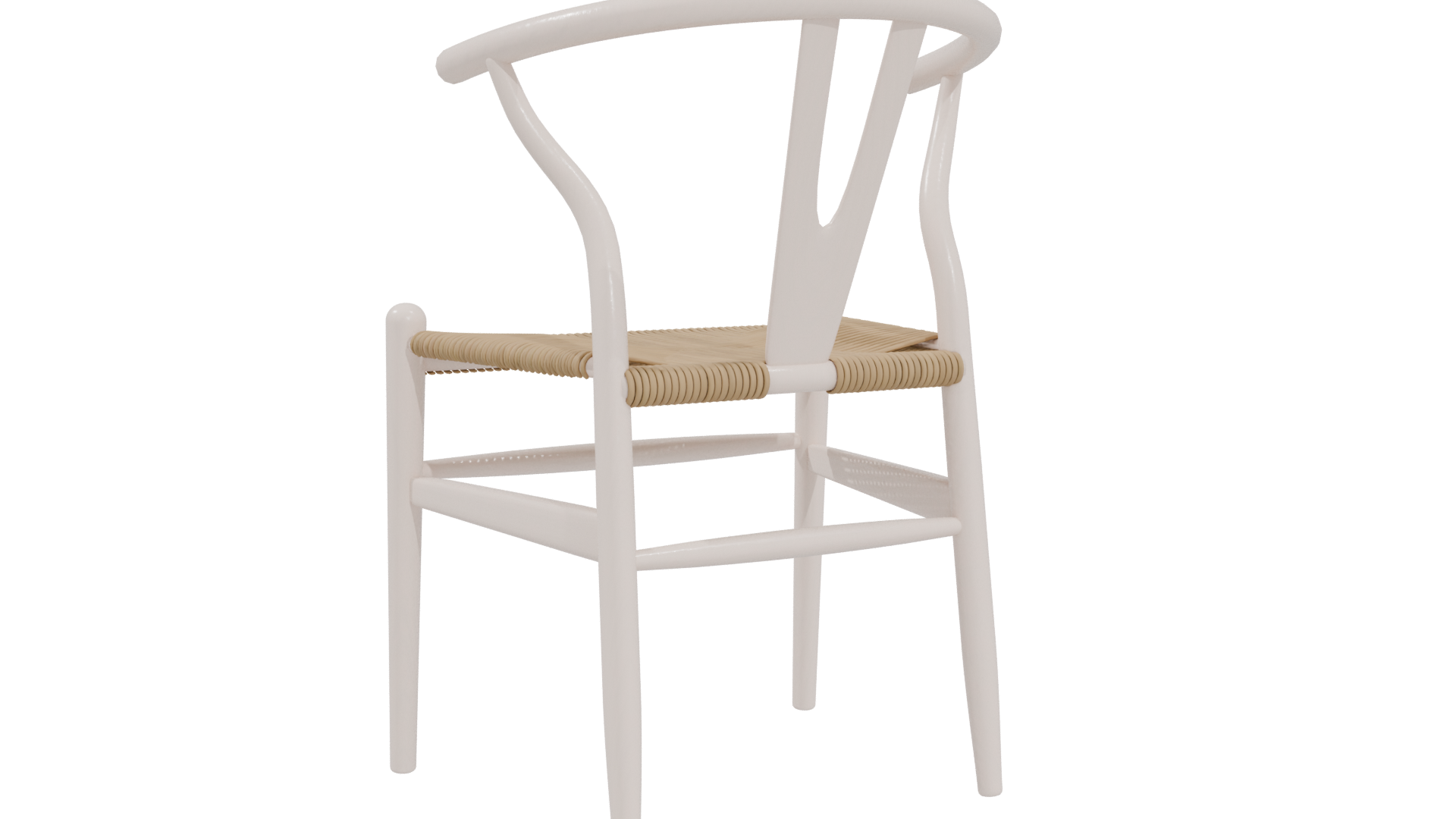 Stylish Minimalist Dining Chair Model - Professional 3D Model Render 4