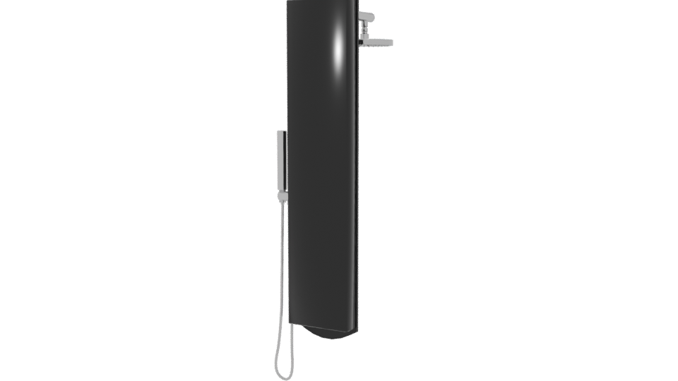 Sleek Modern Shower Panel 3D - Professional 3D Model Render 6