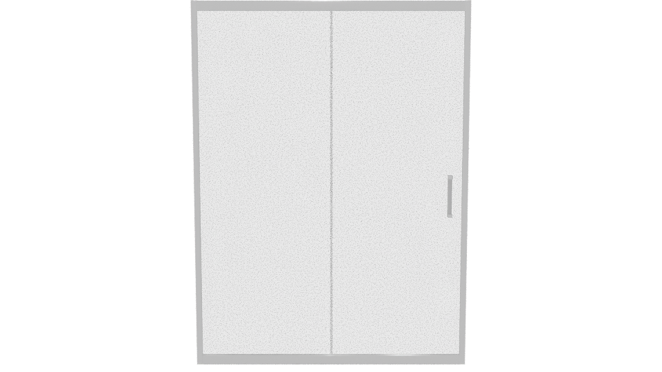 Mampara Corredera Frontal Light 3D - Professional 3D Model Render 5