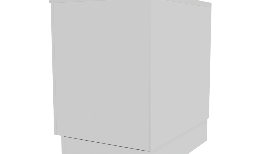 Modern Wooden Cabinet Design 3D - Professional 3D Model Render 3