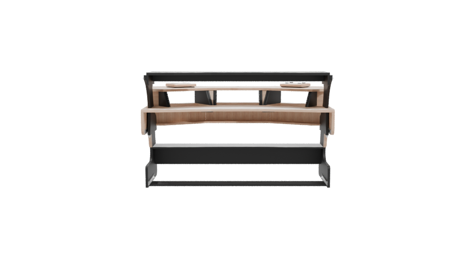 Contemporary Modular Office Desk 3D Model - Professional 3D Model Render 11