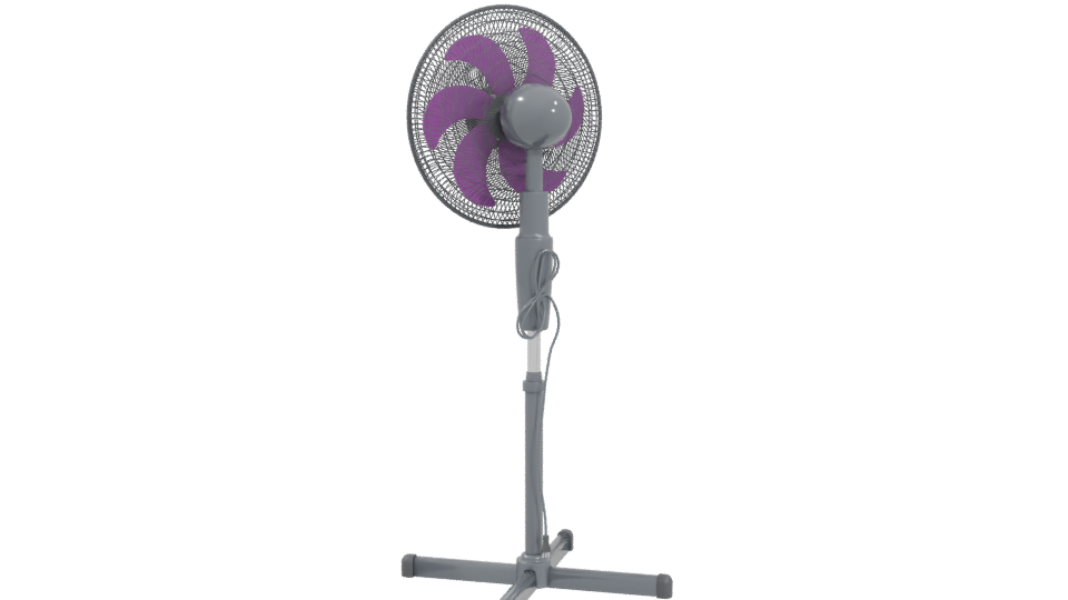 Taurus 16" Pedestal Fan 3D Model - Professional 3D Model Render 4