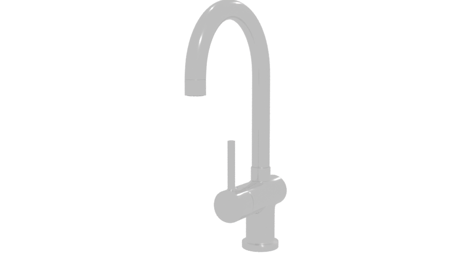 Modern Kitchen Faucet Model - Professional 3D Model Render 12