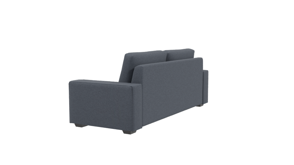 Stylish Modern Two-Seat Sofa 3D Model - Professional 3D Model Render 3