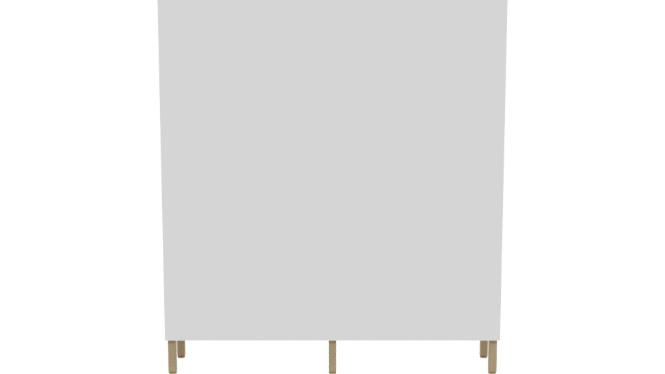 Stylish Wooden Cabinet 3D Model - Professional 3D Model Render 5