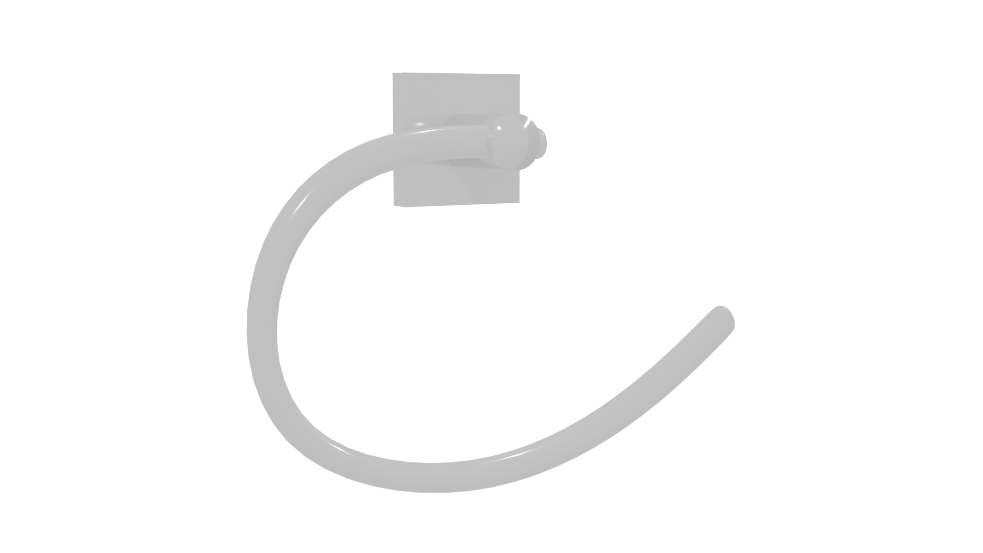 Modern Door Handle 3D Model - Professional 3D Model Render 13