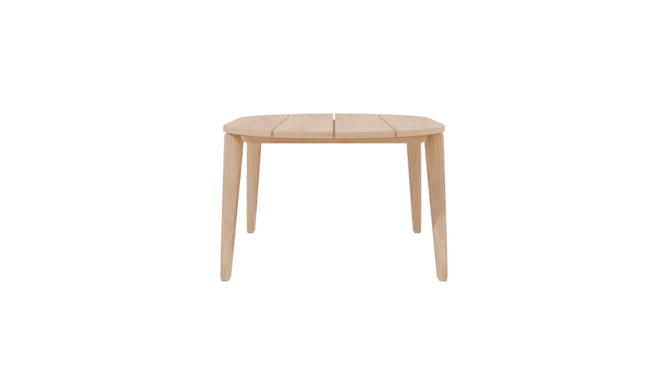 Bergen Acacia Coffee Table 3D - Professional 3D Model Render 2