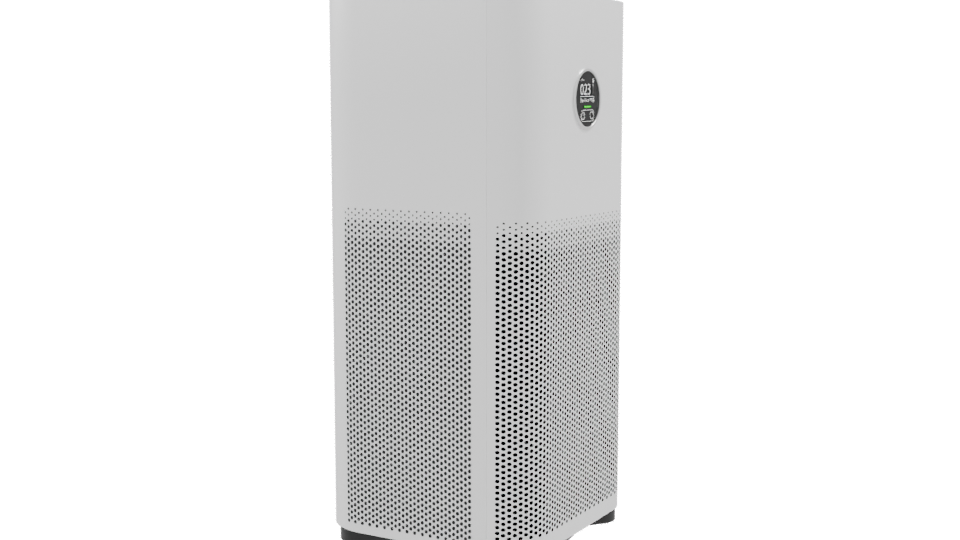 Contemporary Air Purifier 3D Model - Professional 3D Model Render 9