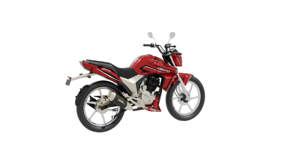 Moto Vento Storm 250cc Motorcycle 3D - Professional 3D Model Render 10