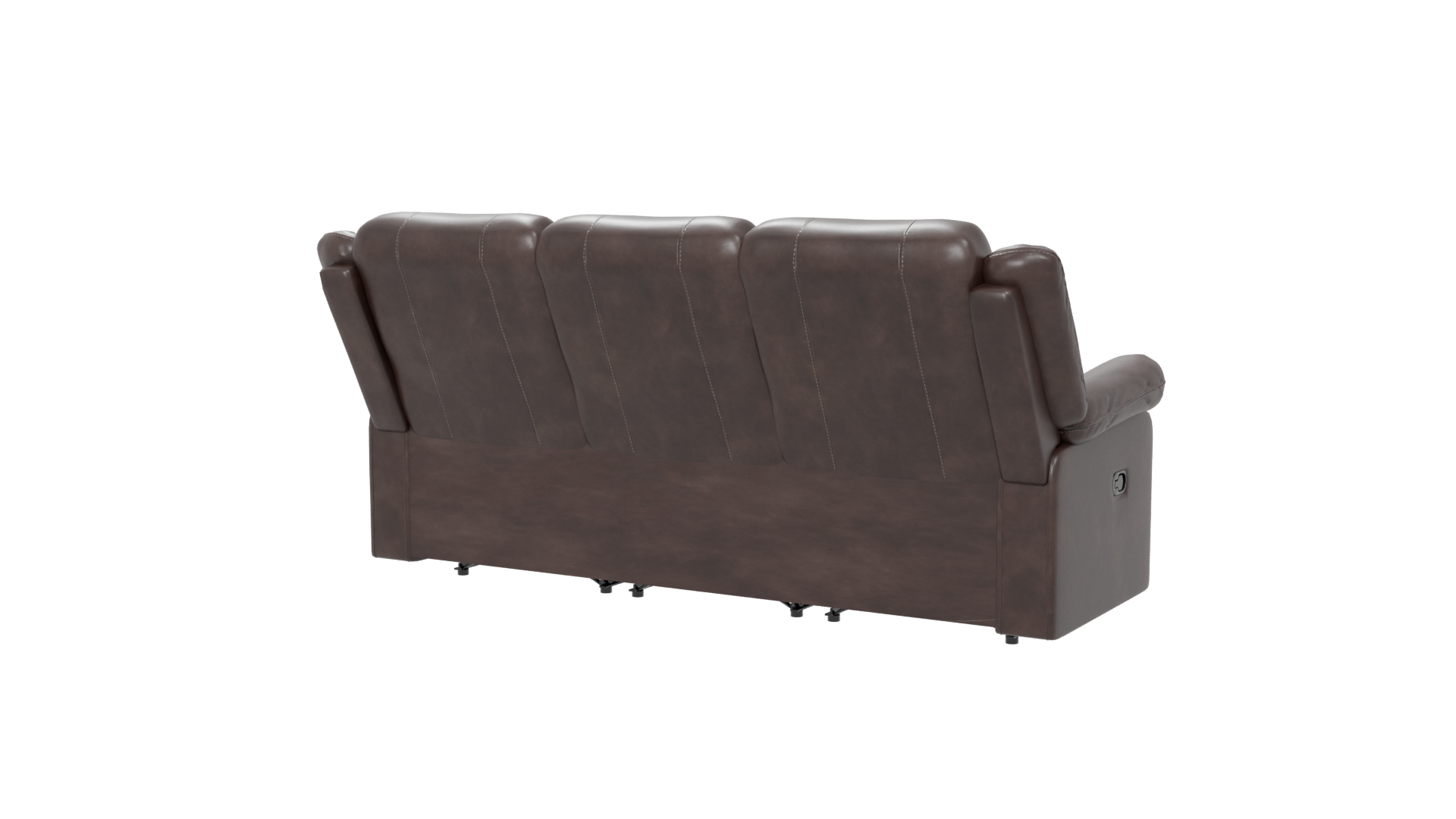 Stylish Reclining Sofa 3D Model - Professional 3D Model Render 6
