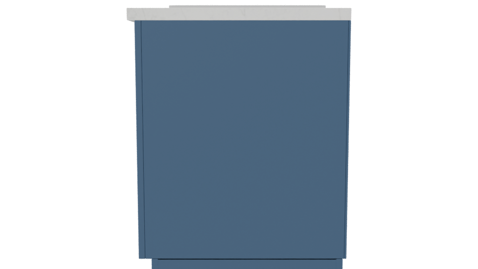 Stylish Modern Kitchen Island 3D - Professional 3D Model Render 2