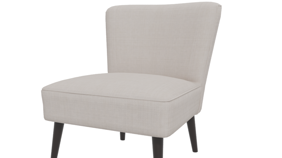 Elegant Modern Accent Chair 3D Model - Professional 3D Model Render 12