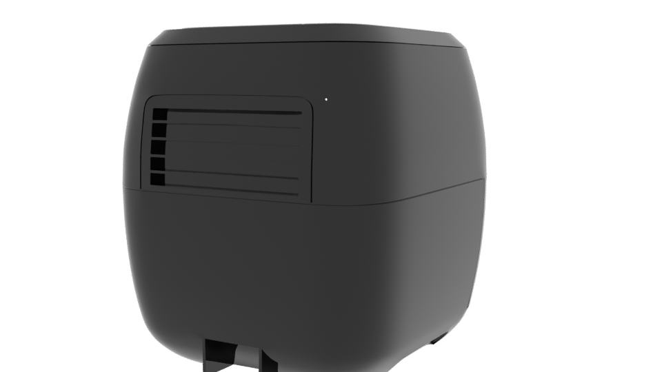 Stylish Air Fryer 3D Model - Professional 3D Model Render 6