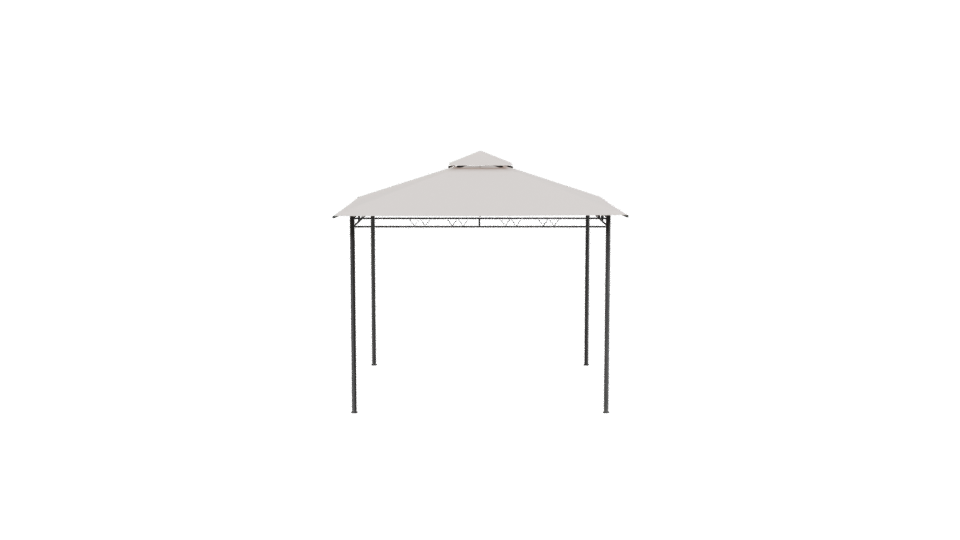 Stylish Outdoor Gazebo Model - Professional 3D Model Render 2