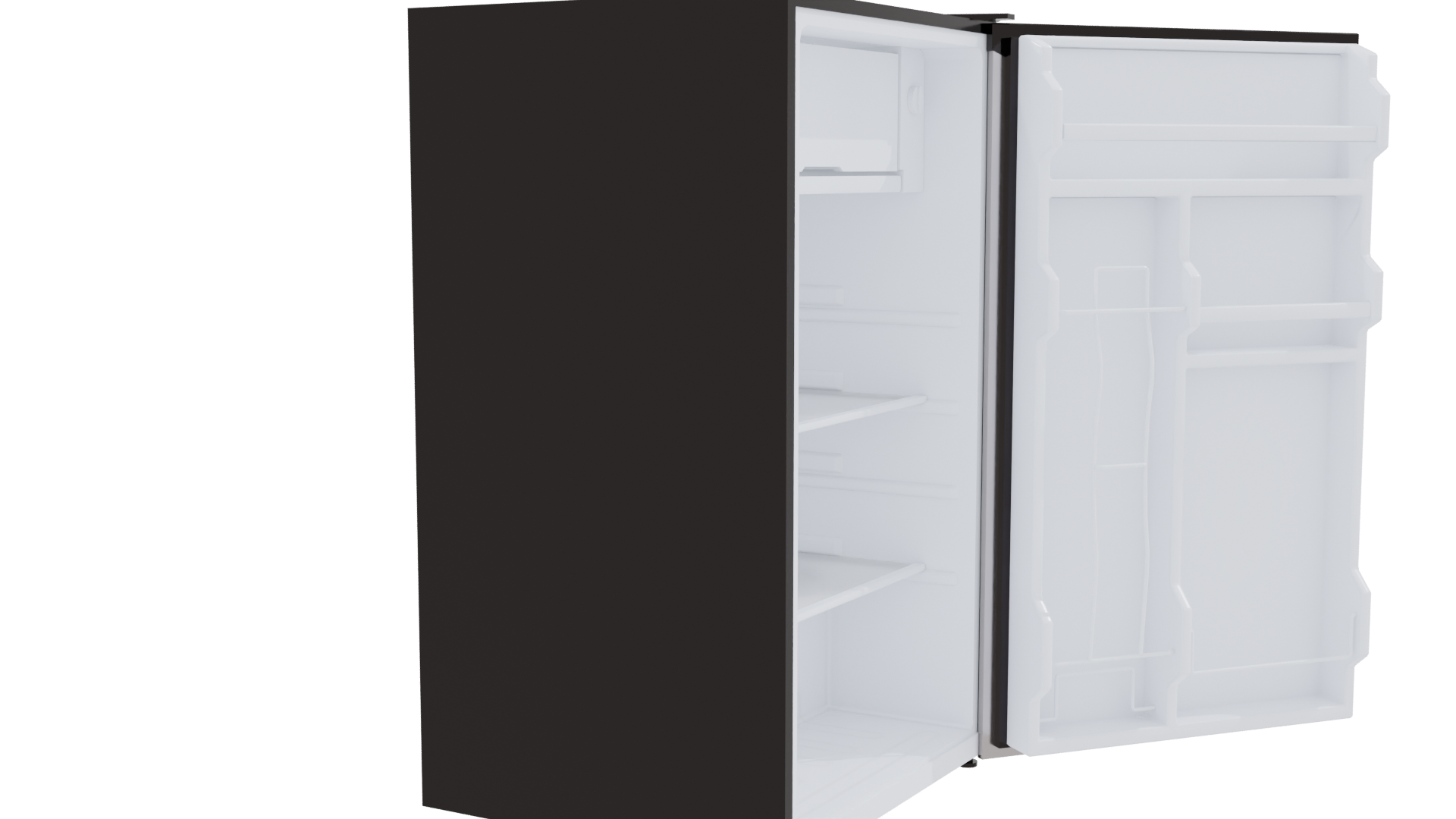 Classic Refrigerator 3D Model - Professional 3D Model Render 9