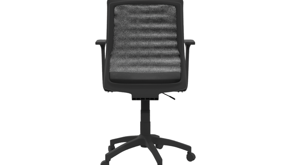 Sleek Modern Office Chair 3D - Professional 3D Model Render 5