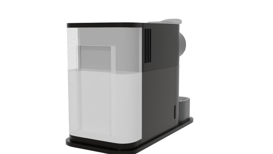 Stylish Espresso Coffee Maker 3D - Professional 3D Model Render 6