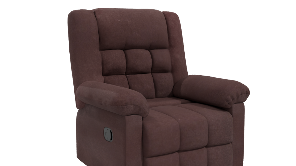 Comfortable Reclining Armchair Model - Professional 3D Model Render 10
