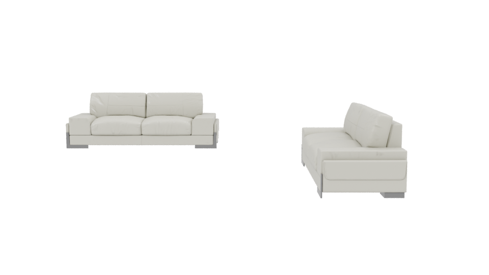 Contemporary Modular Sofa Set 3D Model - Professional 3D Model Render 2