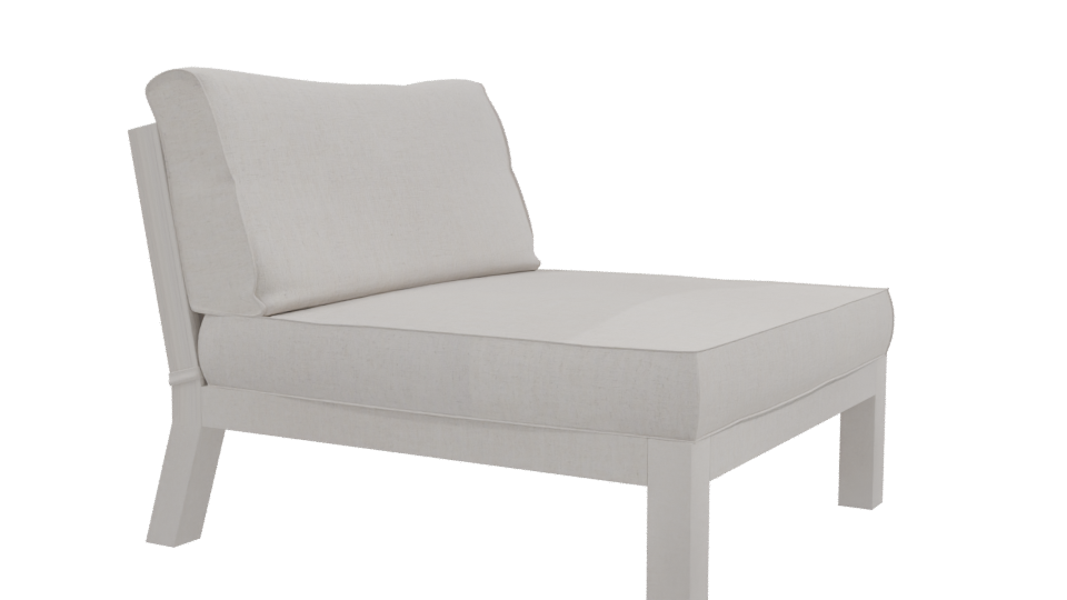 Elegant Minimalist Lounge Chair 3D Model - Professional 3D Model Render 9