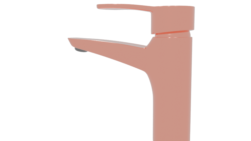 Sleek Modern Faucet 3D Model - Professional 3D Model Render 6