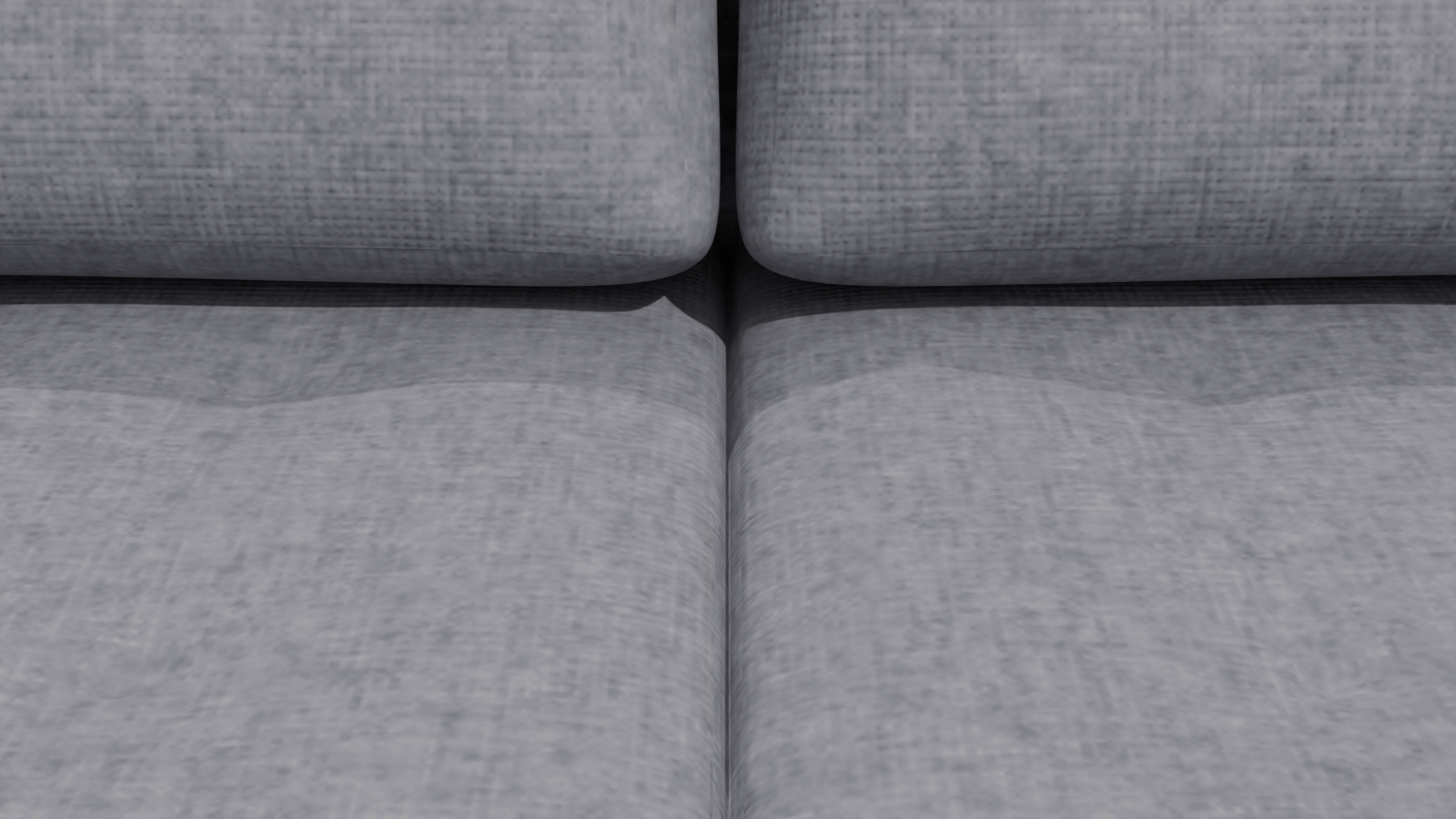 Modern Gray Sofa 3D Model - Professional 3D Model Render 7