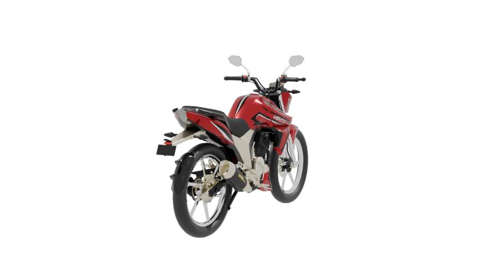 Moto Vento Storm 250cc Motorcycle 3D - Professional 3D Model Render 9