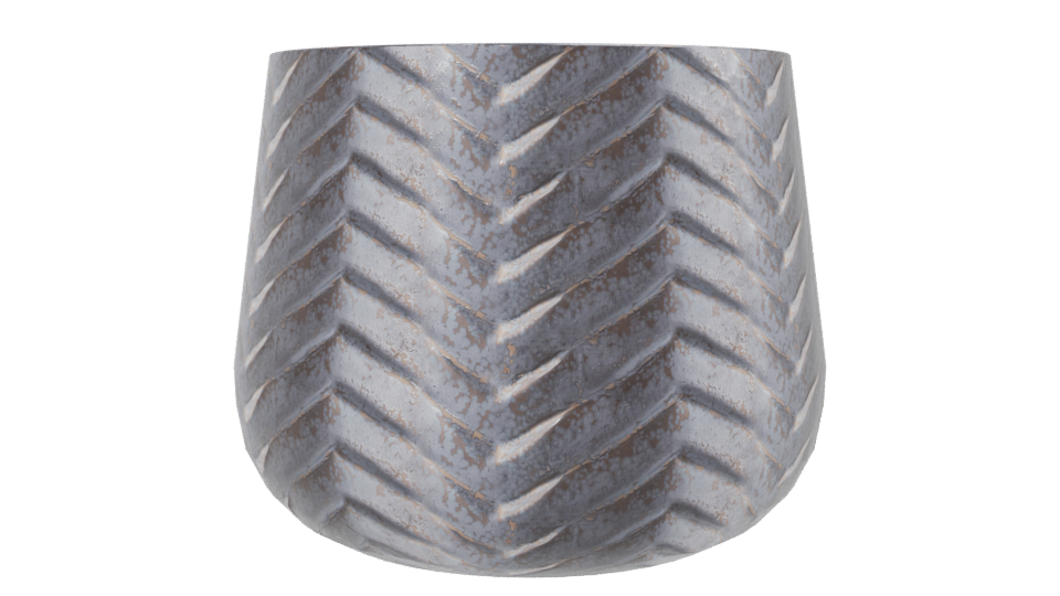 Textured Ceramic Planter Model - Professional 3D Model Render 2