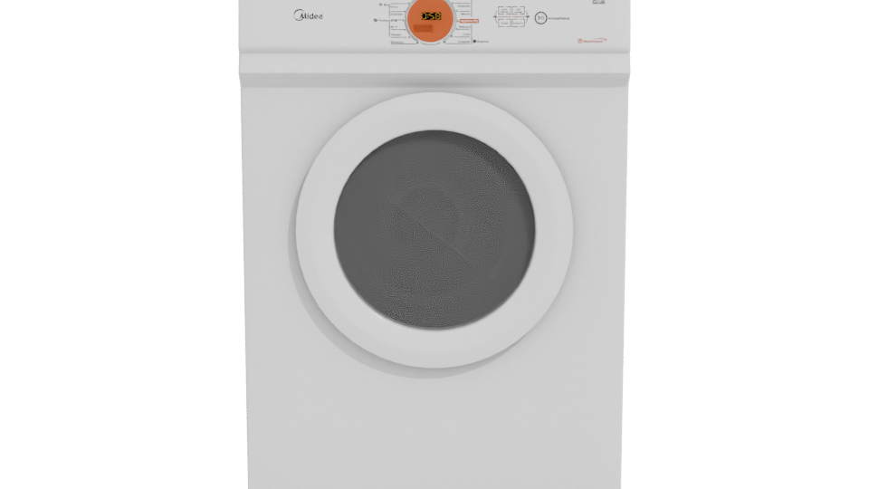 Modern Household Dryer 3D Model - Professional 3D Model Render 11