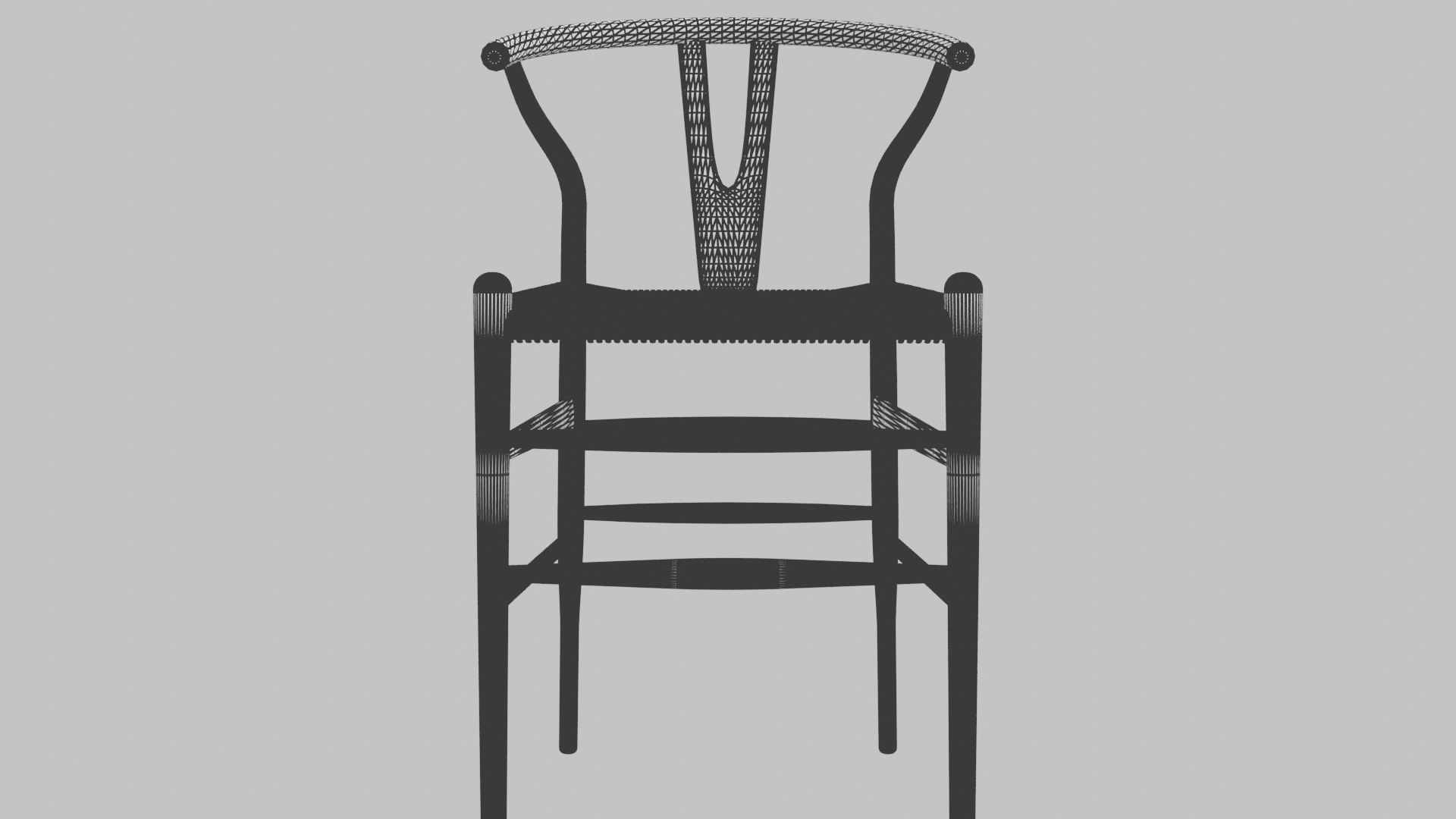 Stylish Wooden Barstool Model - Professional 3D Model Render 16