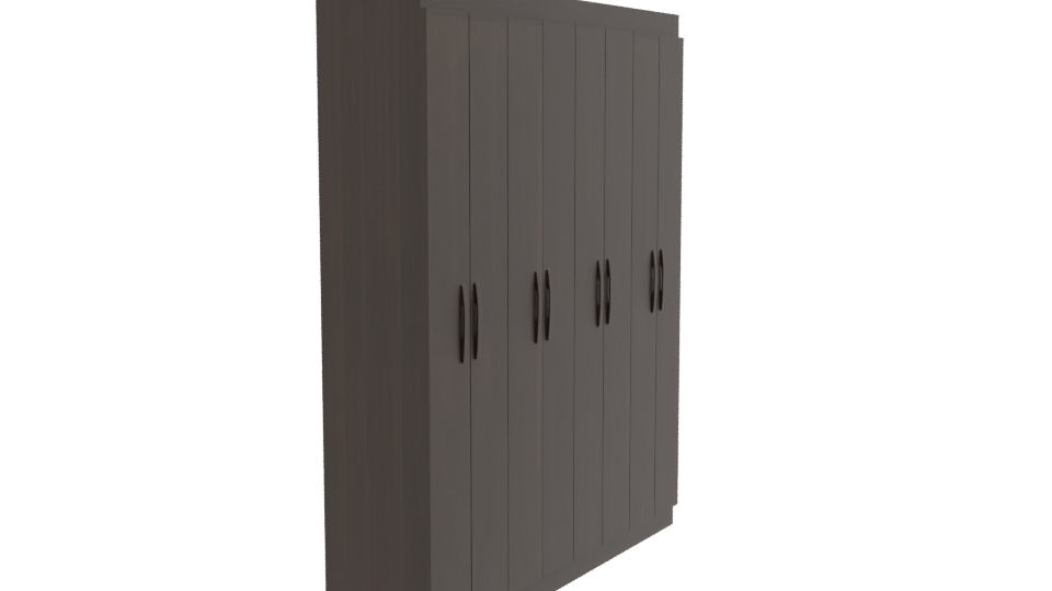 Elegant Mahogany Closet 3D Model - Professional 3D Model Render 9