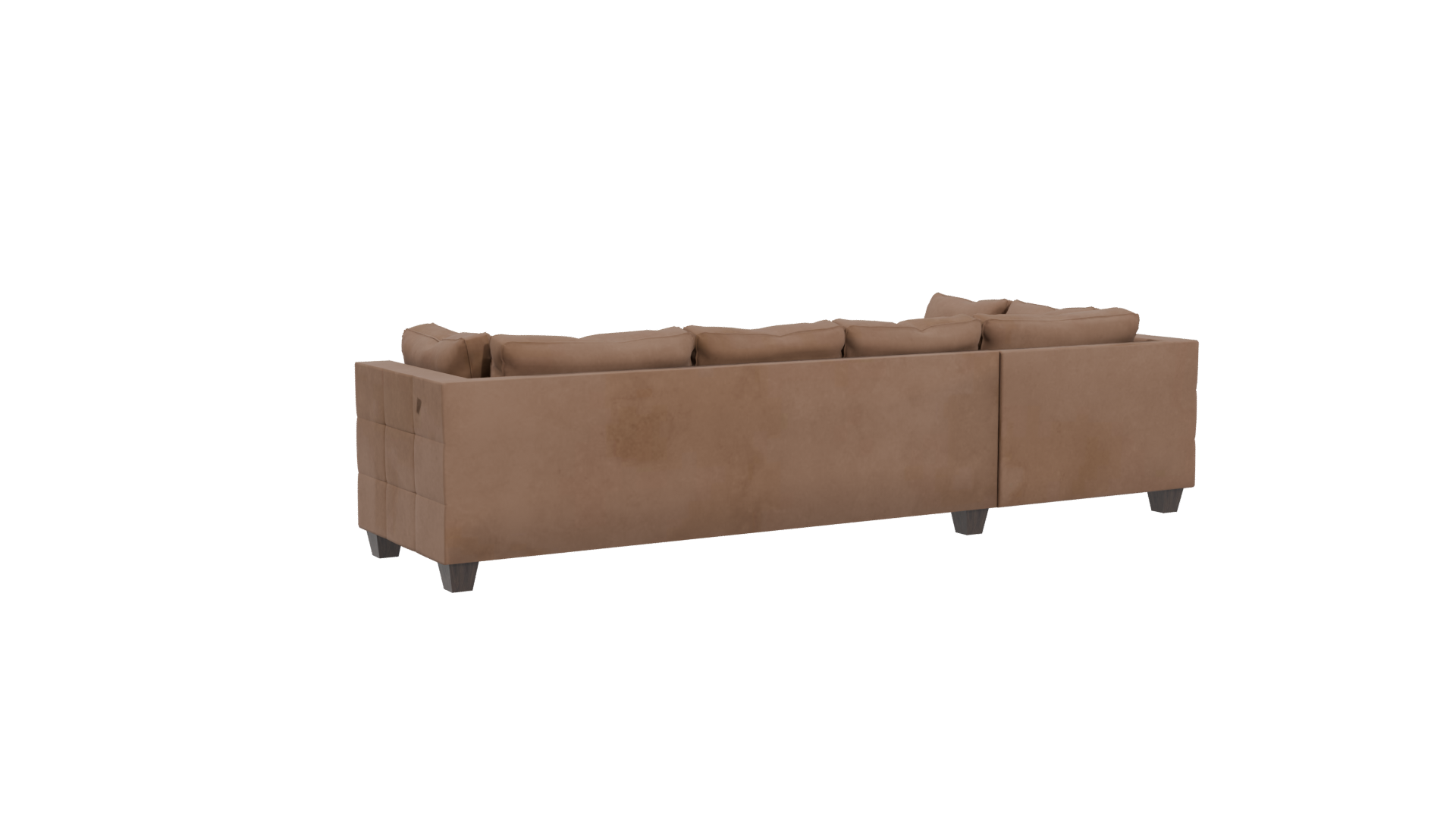 Stylish L-Shaped Sofa Model - Professional 3D Model Render 4