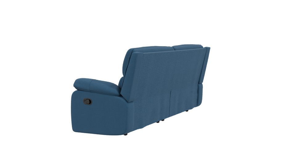 Contemporary Fabric Sofa 3D Model - Professional 3D Model Render 3