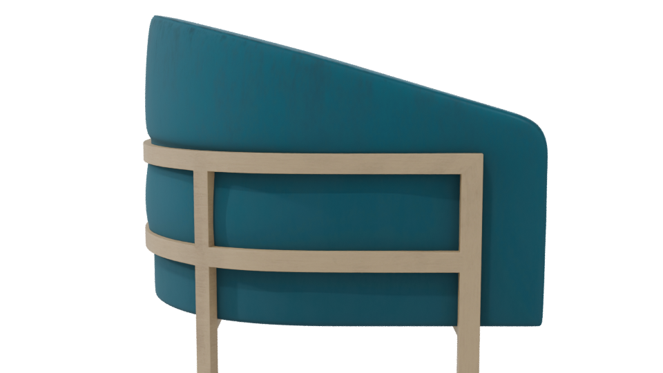 Stylish Modern Accent Chair 3D Model - Professional 3D Model Render 8